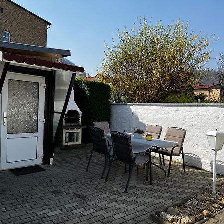 Christels Ferienwohnung 1 In Thale Mit Sonnenterrasse Und Grill エクステリア 写真