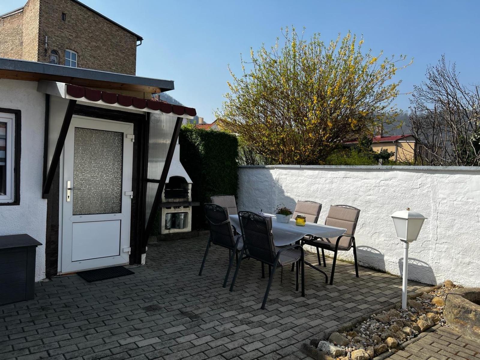 Christels Ferienwohnung 1 In Thale Mit Sonnenterrasse Und Grill エクステリア 写真