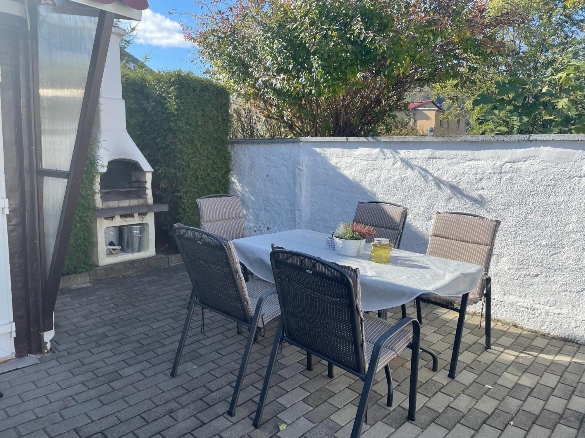 Christels Ferienwohnung 1 In Thale Mit Sonnenterrasse Und Grill エクステリア 写真